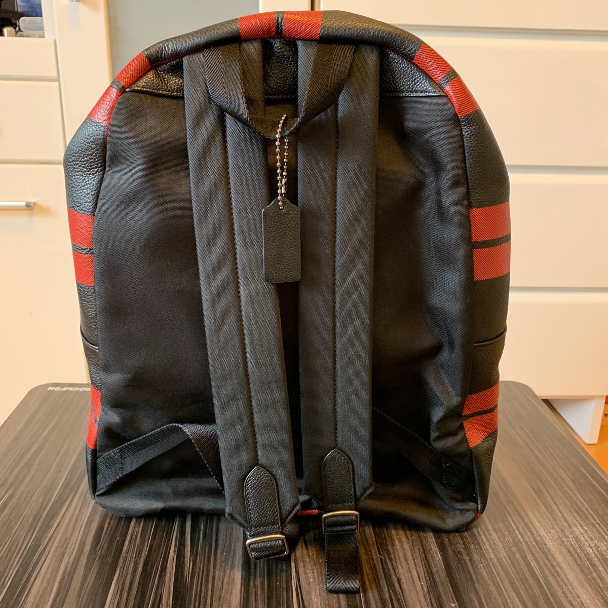 COACH リュック バック チェック柄 赤 黒 (女性用)｜売買された 