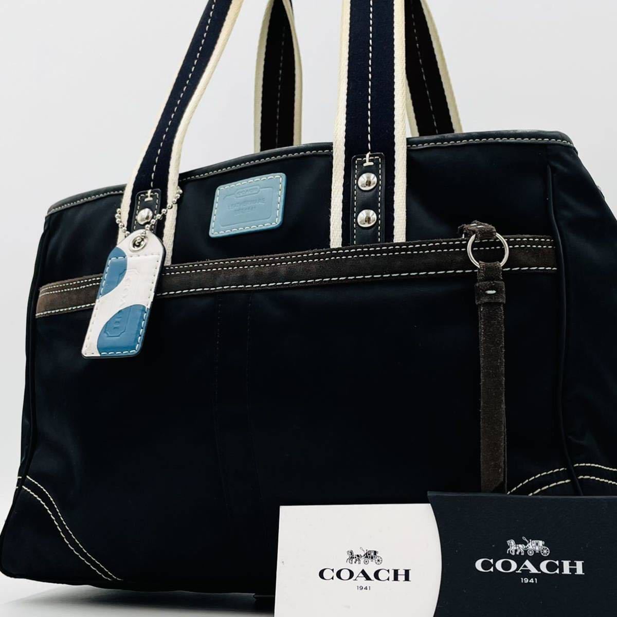 1円〜【最高級】激レア COACH コーチ メンズ トートバッグ ブリーフ 