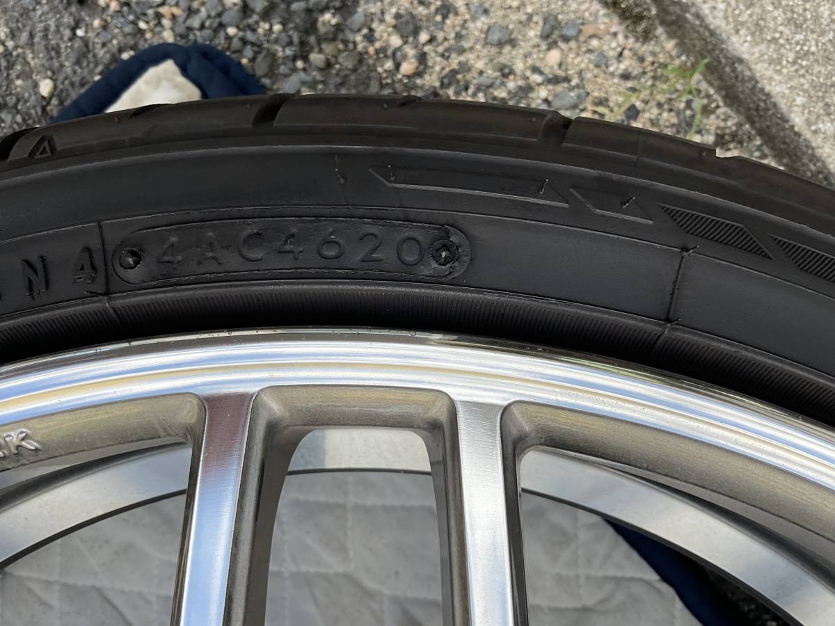 WORK RYVER M009 20インチ 8.5J 5-114.3 +45 CX-3 キックス等 NITTO 