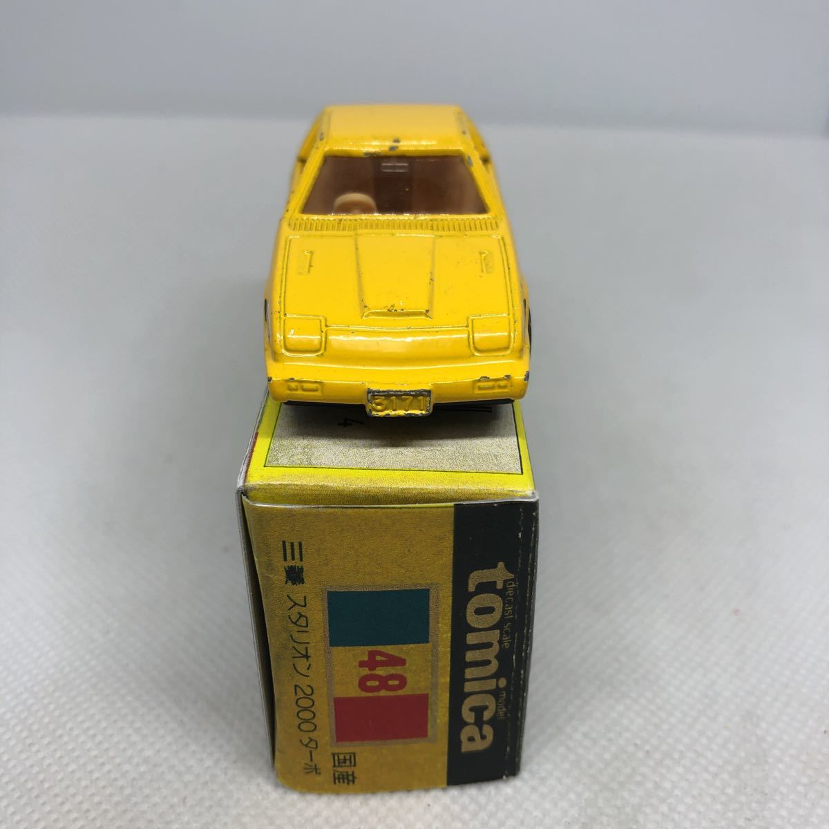 トミカ 日本製 黒箱 48 三菱 スタリオン 2000ターボ 箱無し 当時物