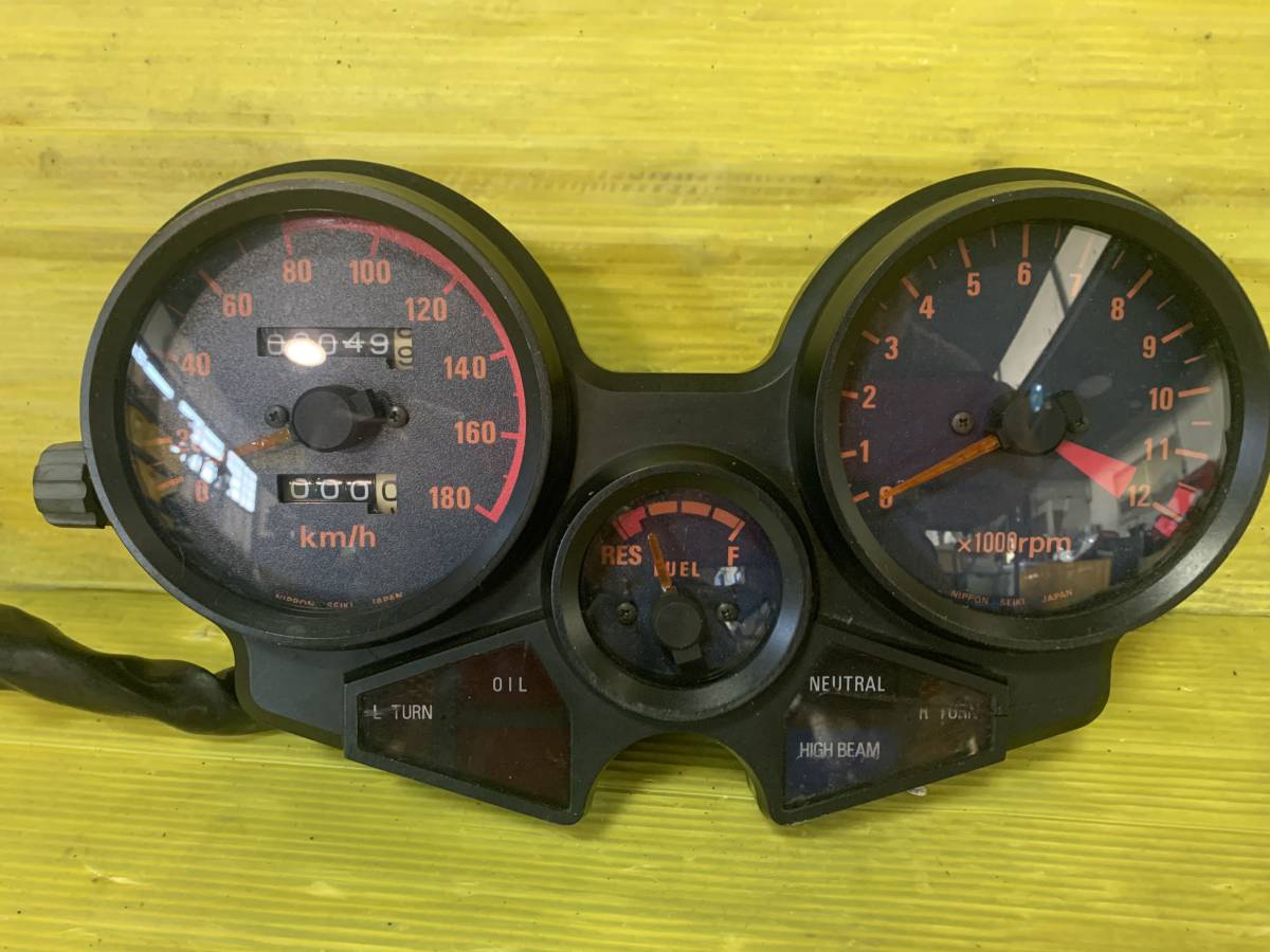 ホンダ HONDA CBX400F メーター 動作未確認 中古品 ジャンク 当時物 