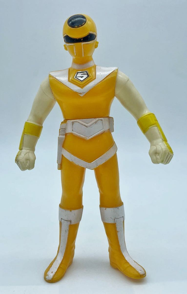 光戦隊マスクマン ソフビ人形 イエローマスクマン ピンクマスクマン 2