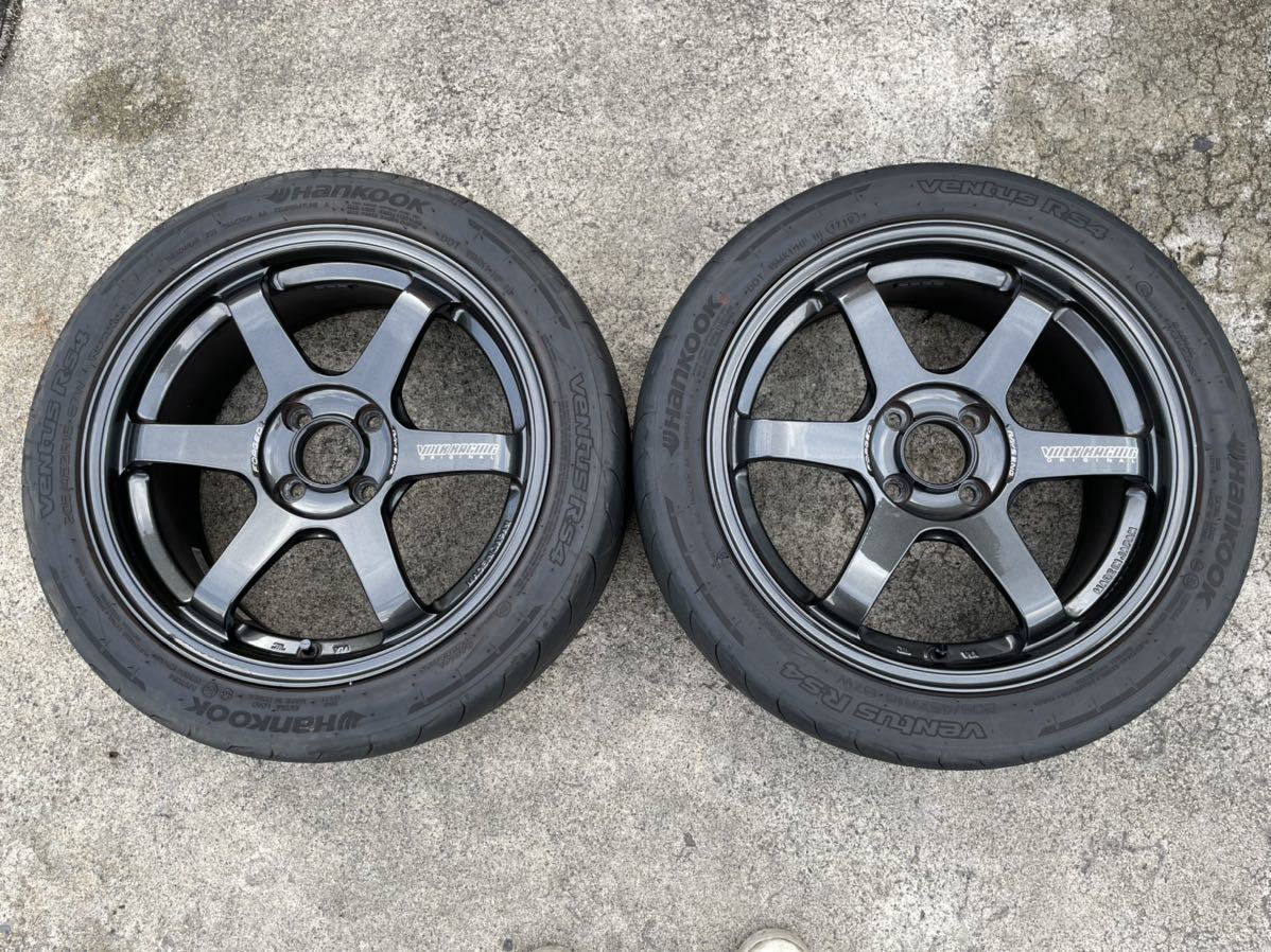 RAYS TE37 SONIC 16インチ 7J ＋35 4穴 PCD100 2本 タイヤ付 メーカー