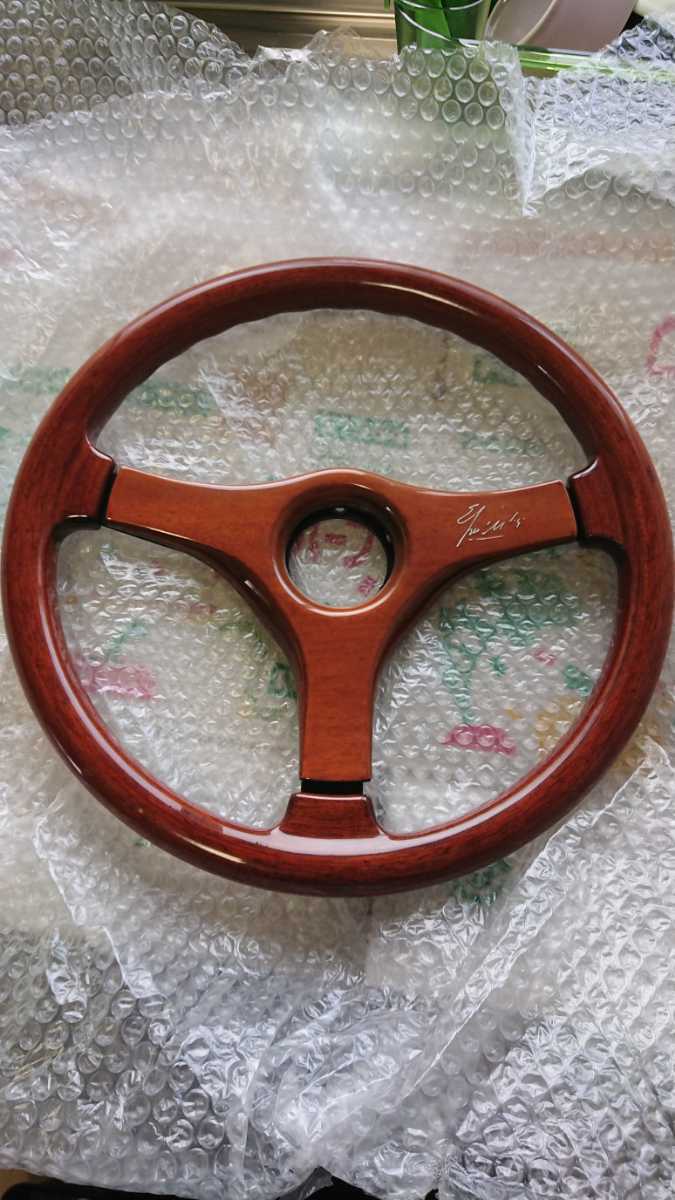 ミケロッティ ウッドステアリング 当時物 旧車 ウッド