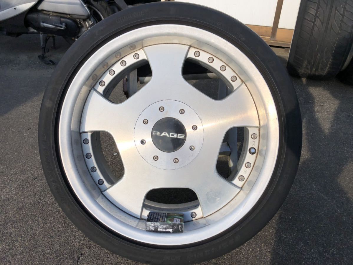 RAGE 18インチ 4本セット WORK SSR ヴィエナ ディッシュ 9.5J 11.5J 