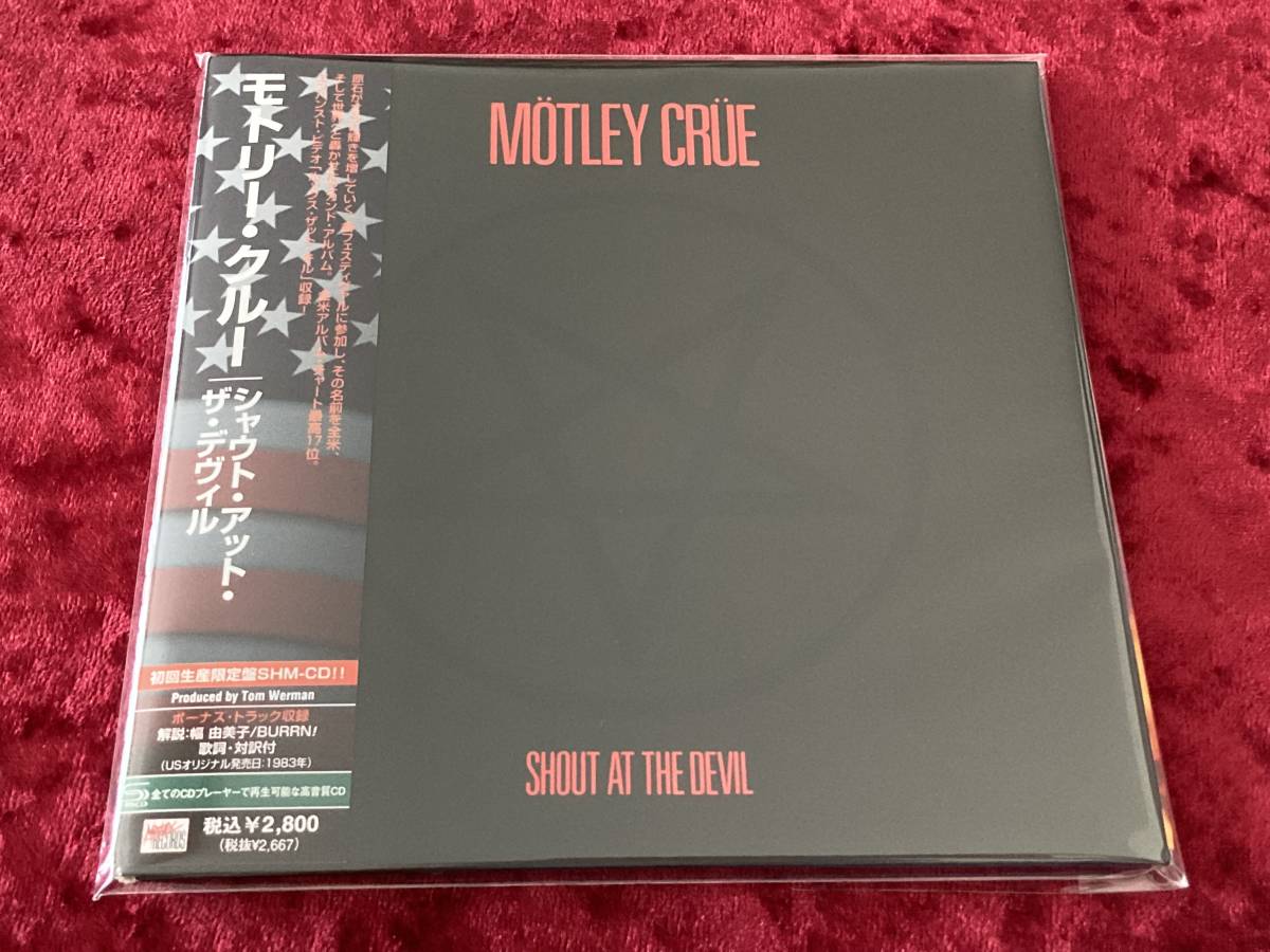 CRUE 洋楽紙ジャケSHM-CDアンコールプレス｜MOTLEY ユニバーサル