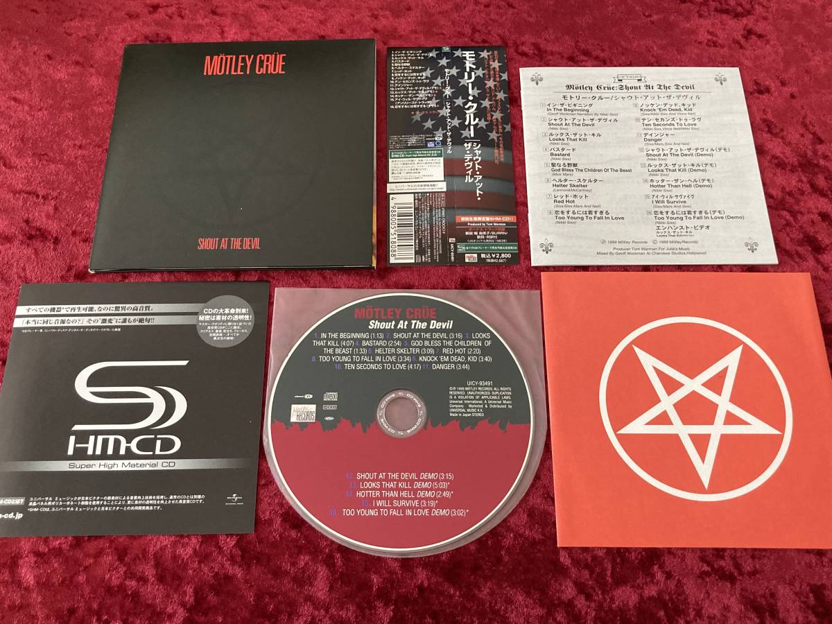 CRUE 洋楽紙ジャケSHM-CDアンコールプレス｜MOTLEY ユニバーサル