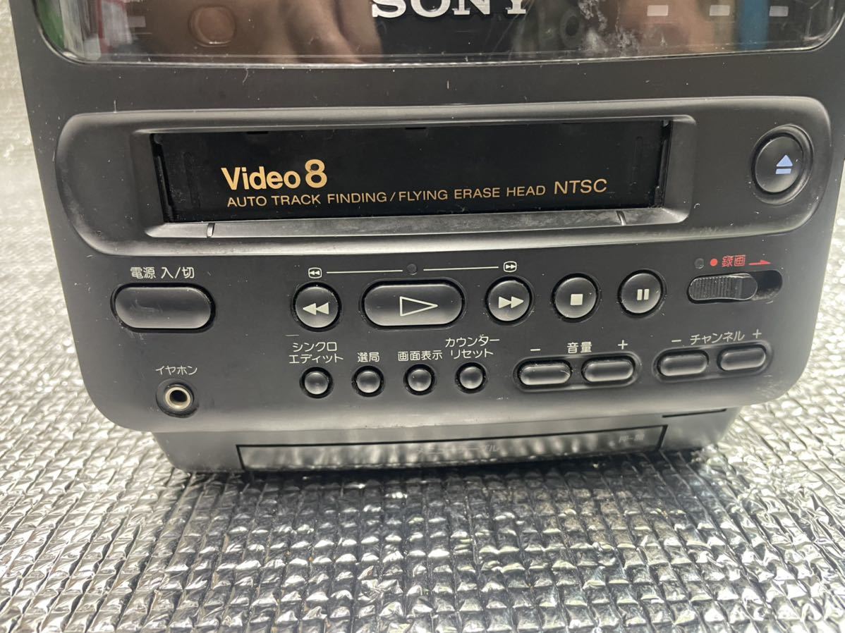 SONY Video 8 ブラウン管 車内外TV ソニー SONY Video8 COMBO EV-DT2 6