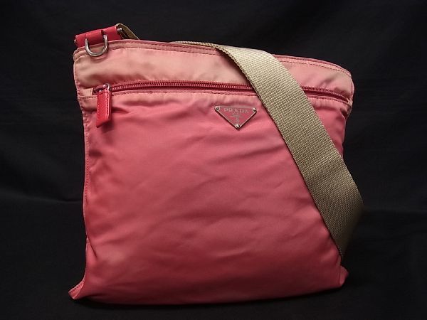1円 プラダ テスートナイロン ショルダーバッグ 肩掛けかばん 斜め掛けかばん クロスボディ レディース ピンク系 CA0449hC PRADA 1円 プラダ BR1627 トート ワンショルダー