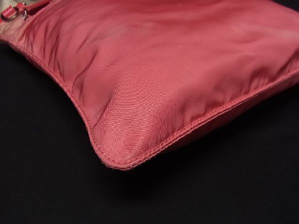 1円 プラダ テスートナイロン ショルダーバッグ 肩掛けかばん 斜め掛けかばん クロスボディ レディース ピンク系 CA0449hC PRADA 1円 プラダ BR1627 トート ワンショルダー