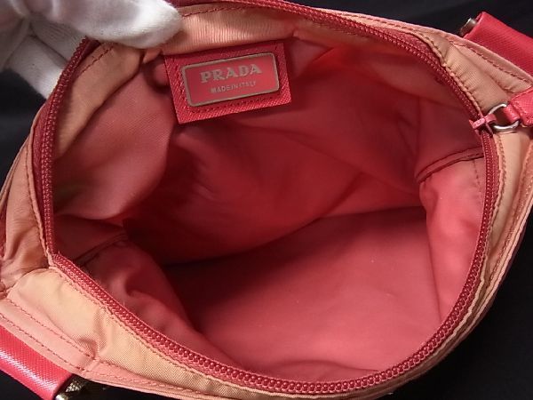 1円 プラダ テスートナイロン ショルダーバッグ 肩掛けかばん 斜め掛けかばん クロスボディ レディース ピンク系 CA0449hC PRADA 1円 プラダ BR1627 トート ワンショルダー