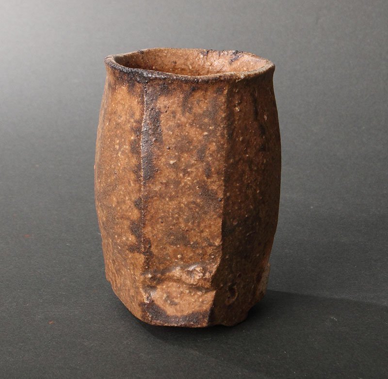 市川透】秀逸作 ぐい呑 師 隠崎隆一 共箱 保証 備前 工芸品 【公式通販】