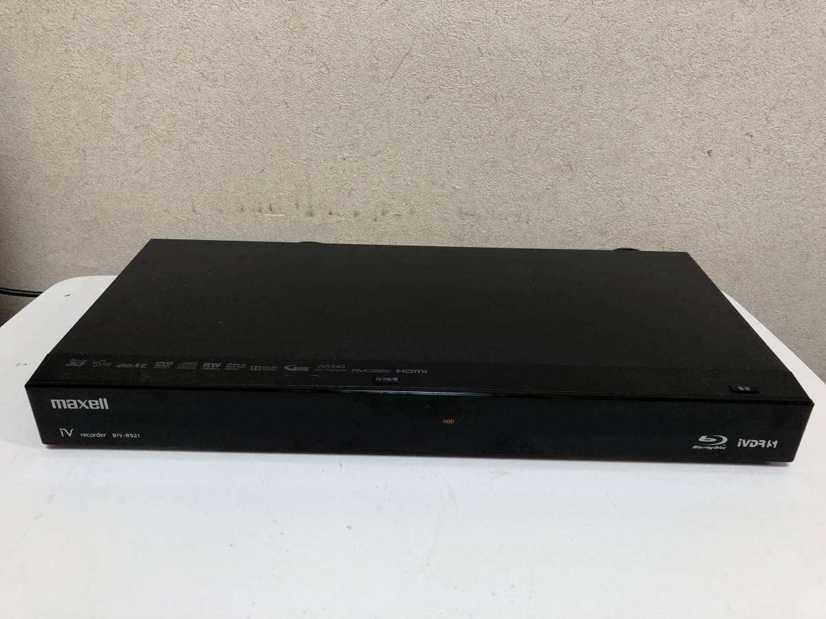 マクセル BDレコーダー BIV-R521 0806-13 Yahoo!オークション - 「biv