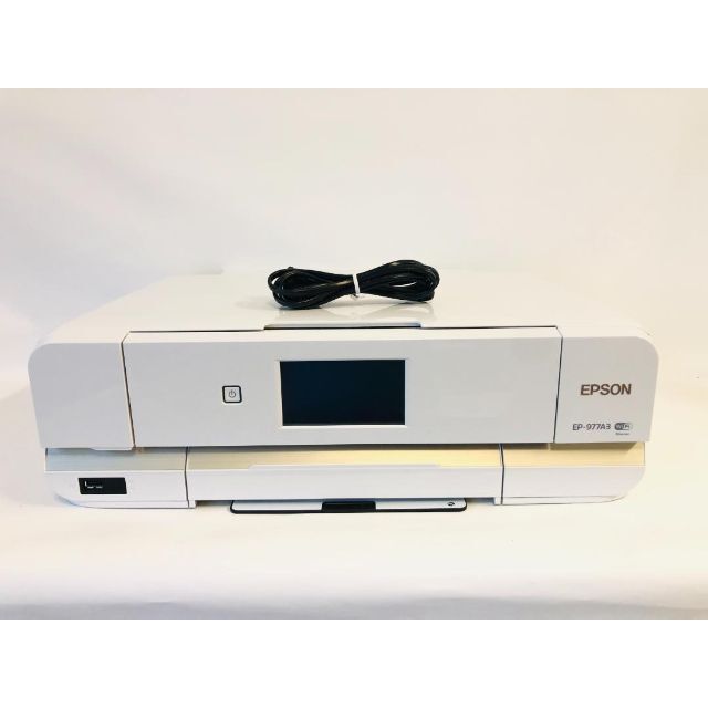 美品・インク付き】EPSONエプソン インクジェット複合機 EP-977A3