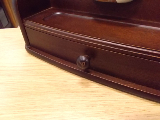 昭和レトロ FORTUNATE DECOY ウッド マガジンラック 収納ケース 小物