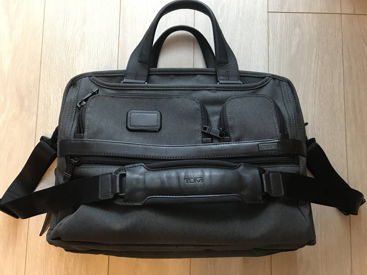 TUMI アルファ エクスパンダブルブリーフ ネイビー ALPHA エクスパン