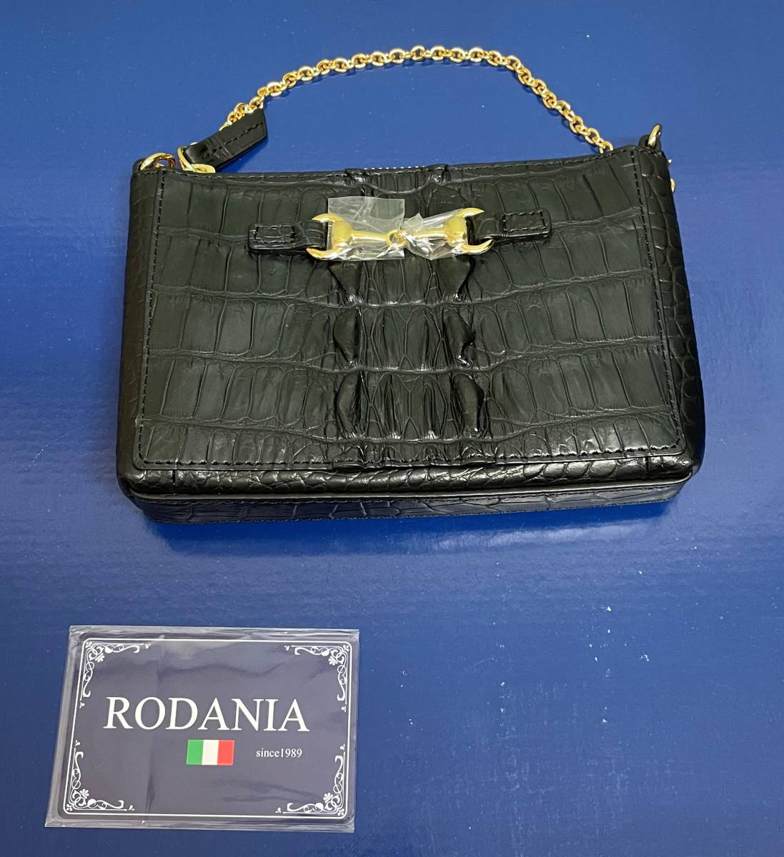 #10810【未使用品!!】美品 ★☆RODANIA　ロダニア クロコダイル　2WAYハンドバッグ　ポーチ付き ブラック 黒 最高級 2WAY☆★※説明文必読 RODANIAのフリマアイテム一覧 ロダニア 未使用RODANIA 1点 パイソンラウンド開運長財布 )の商品一覧｜ノイジャパン