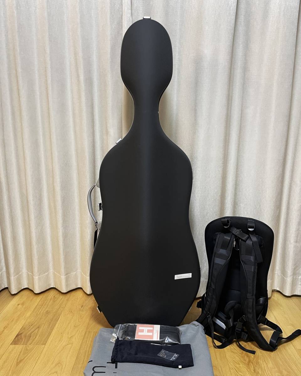 Bamバム 4/4純正品超軽量の硬質チェロCelloケース 抜い 