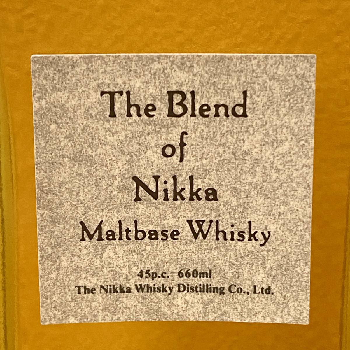 Blend Nikka of The 660ml 45% Maltbase Whisky ザ ブレンド ニッカ