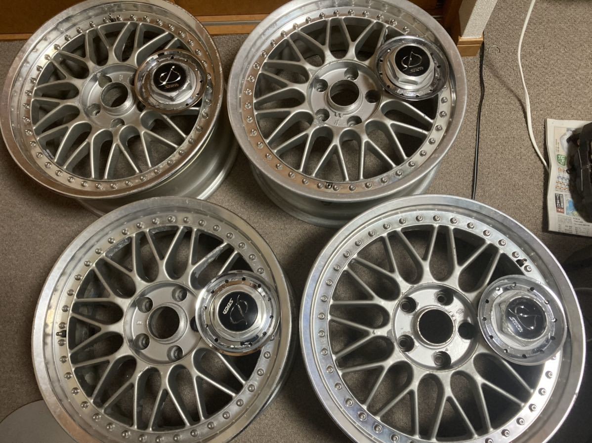激レア！ 17インチ シュティッヒ メッシュ 114.3 5穴 希少 深リム 7j 