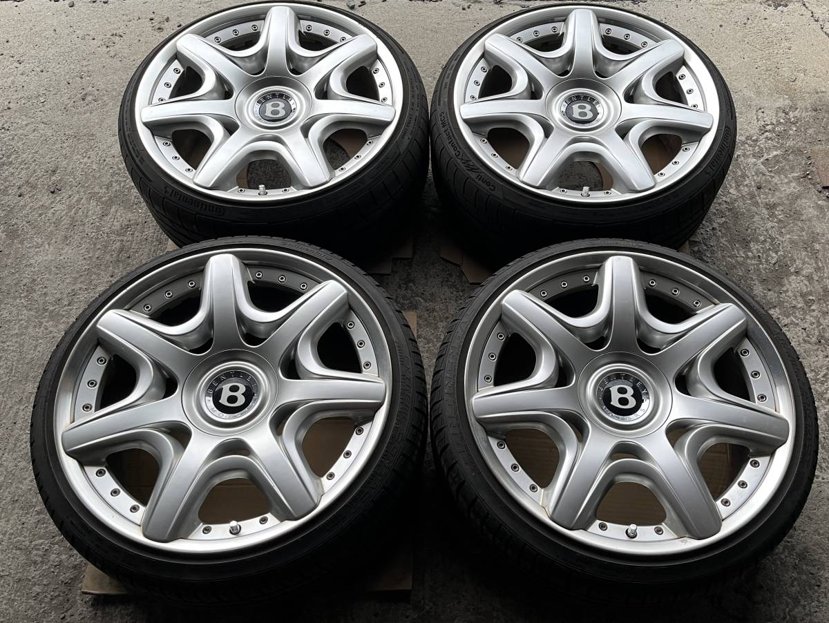 新作入荷，本物保証 CB 66.6㎜ ベントレー純正ホイール マリナーパッケージ 鍛造 20インチ 9J +41 5H 5穴 PCD112 4本セット ハブ径66.5のアウディ ベンツ等にも(ラジアルタイヤ)｜売買されたオークション情報、yahooの商 5穴