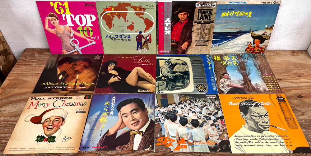 ラテン、タンゴ、昭和歌謡などのレコード