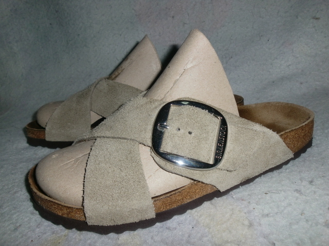 BIRKENSTOCK AROSA BIG BUCKLE 41 ドイツ製ビルケンシュトック アローサ ビッグバックル スウェード TATAMI モンタナ BOSTON シエナ(26.5cm)｜売買されたオークション情報、yahooの商品情報をアーカイブ公開 靴、サンダル