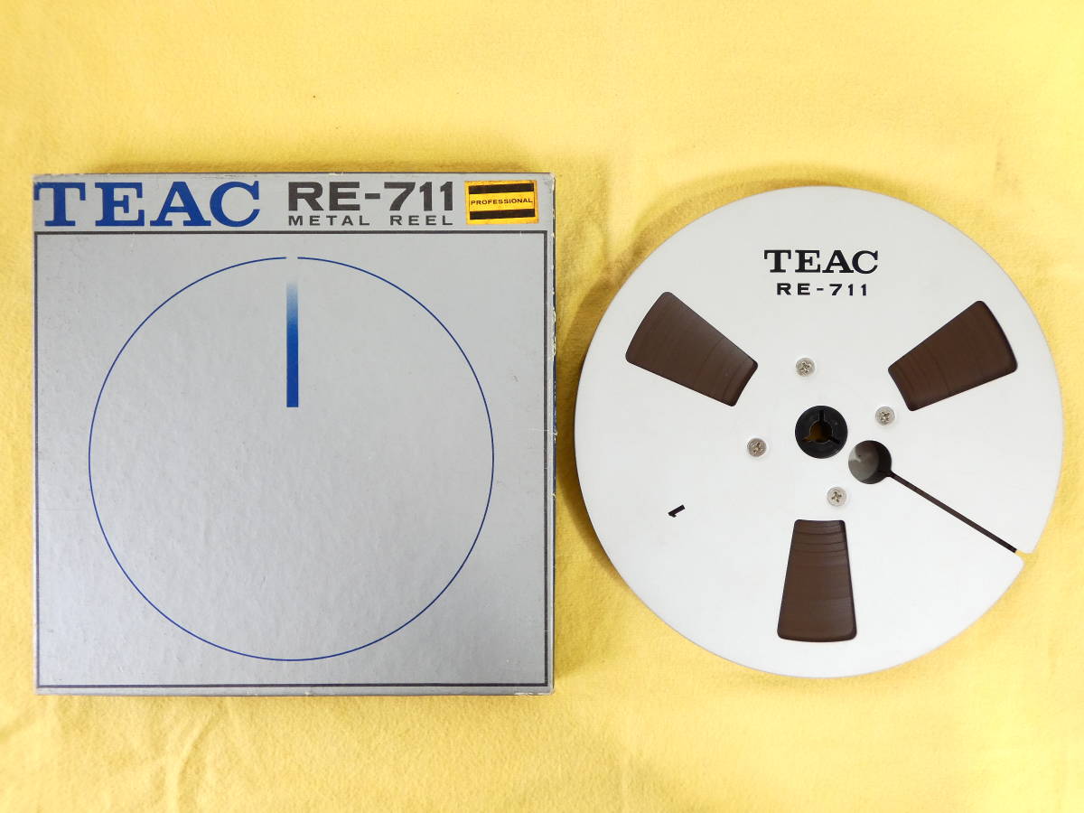 TEAC RE-711 メタルリール Yahoo!オークション ティアック 7号