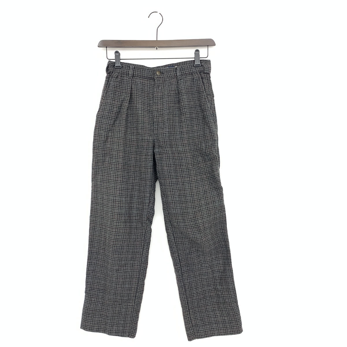 RALPH LAUREN ポロラルフローレン チェック柄 スラックス サイズW29L36 gray /グレー/USA製/ヴィンテージ/メンズ/ボトムス(ボトムス)｜売買されたオークション情報、yahooの商品情報をアーカイブ公開 男性用