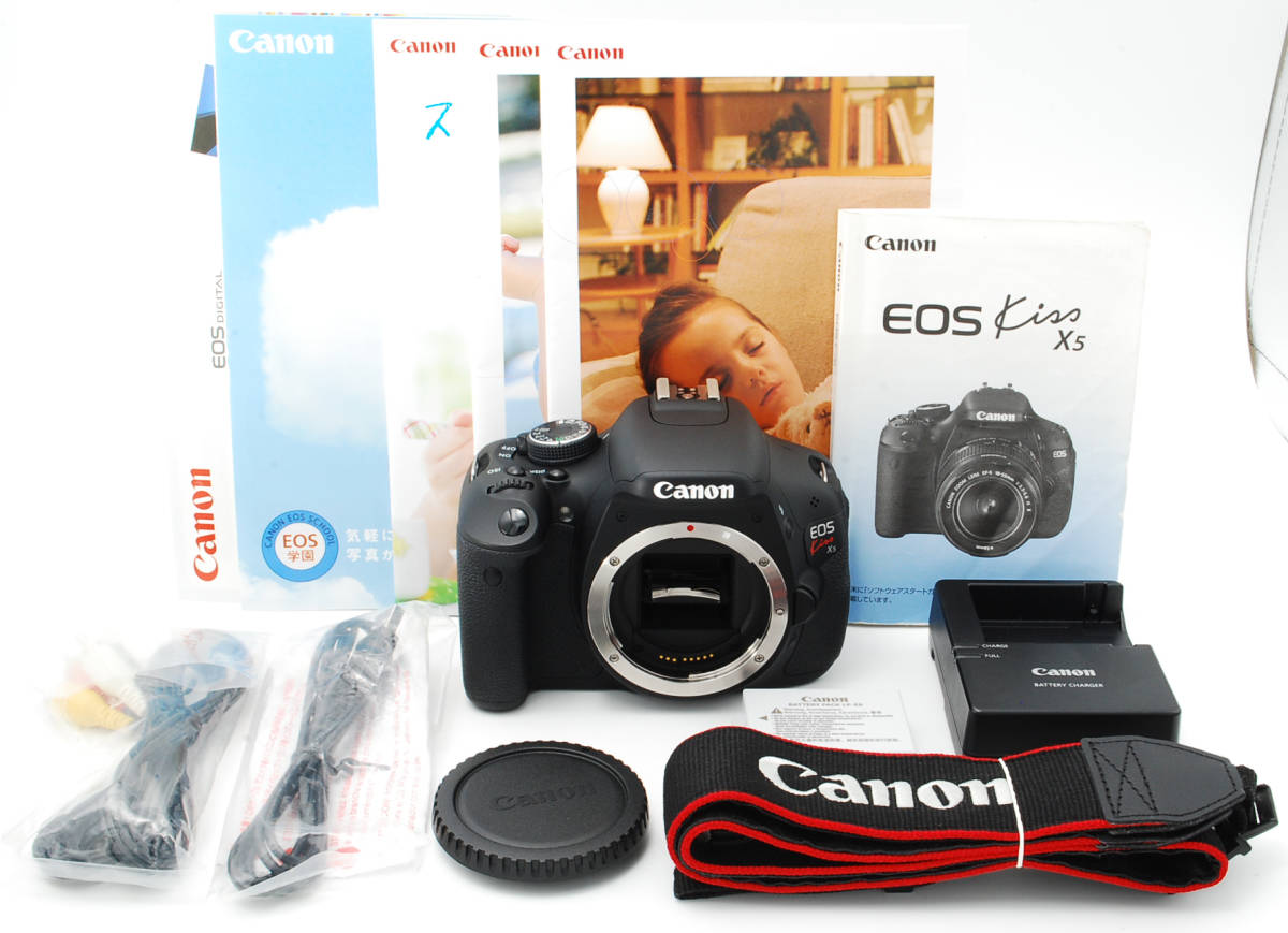 R0721☆美品 ショット数1686回 Canon キヤノン EOS Kiss X5 ボディ 