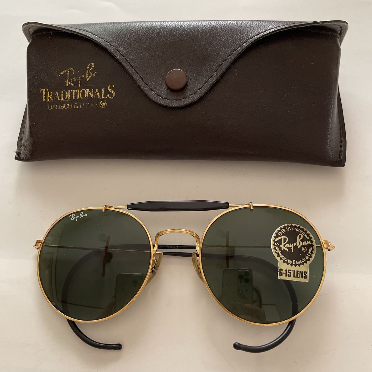 Ray-Ban レイバン サングラス B&L ティアドロップ ゴールドフレーム 