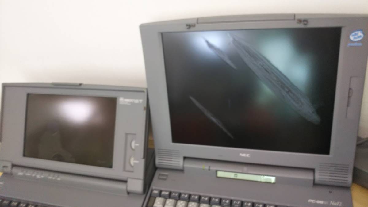 NEC 3台￼ノートパソコンジャンク 強請る