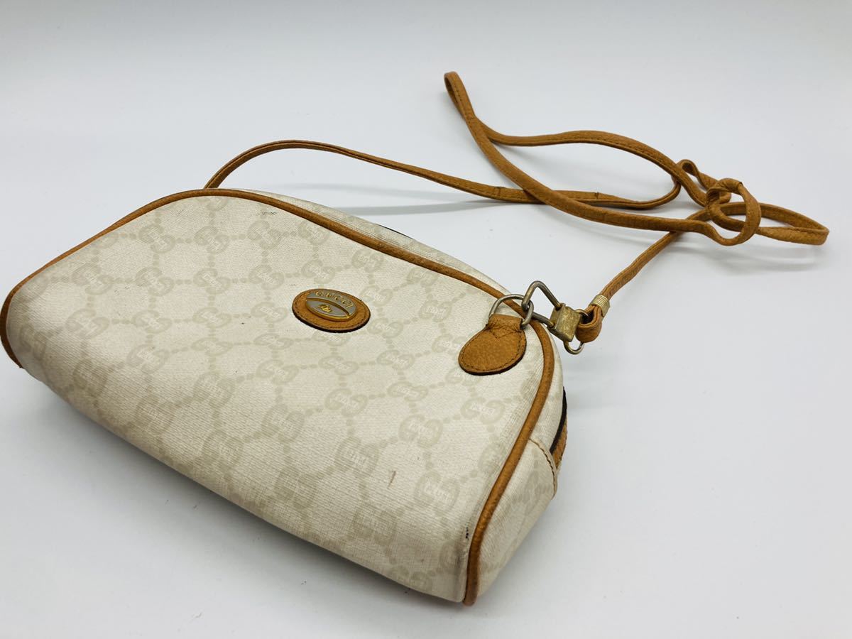h17 必見 ! GUCCI PLUS グッチ プラス ミニショルダー バッグ PVC 斜 