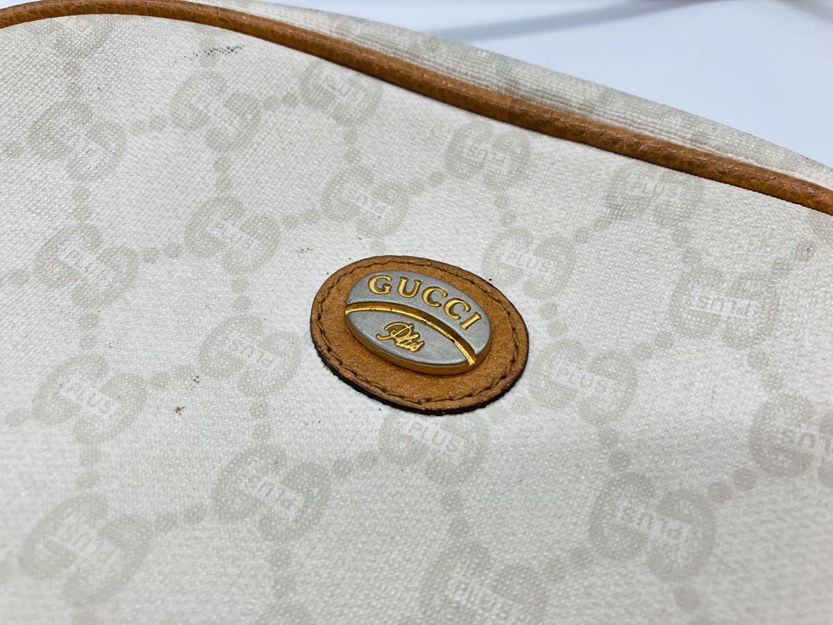 h17 必見 GUCCI PLUS グッチ プラス ミニショルダー バッグ PVC