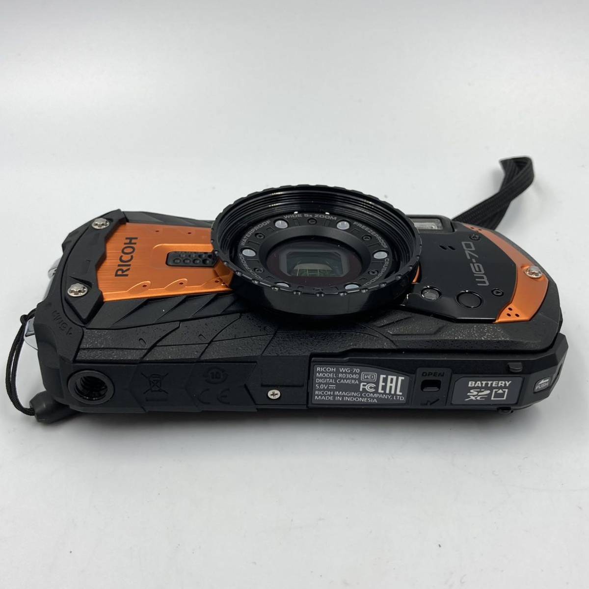 TO-S230☆RICOH リコー WG-70☆コンパクトデジタルカメラ/防水カメラ