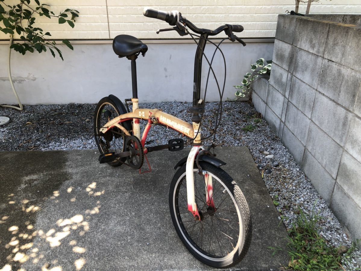 手渡し限定 越谷市】20インチ 折り畳み自転車 ジャンク品 HUMMER 