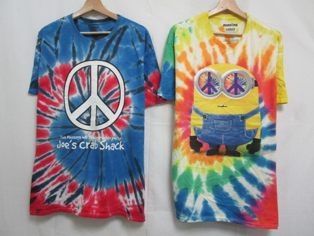 アメリカ輸入☆個性派☆タイダイ Tシャツ 大量 60枚セット☆古着卸 L 
