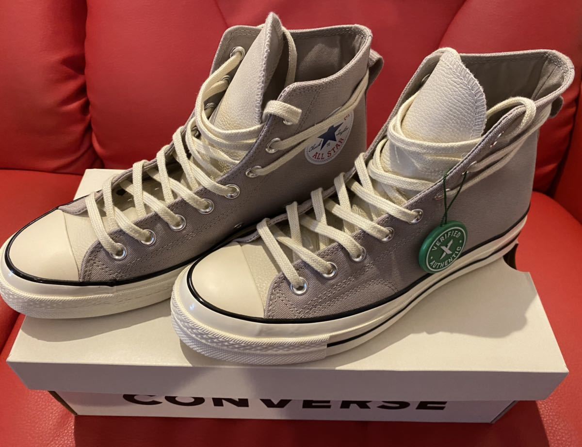 希少26.5cm/グレー FEAR OF GOD ESSENTIALS CONVERSE CHUCK 70 HI 