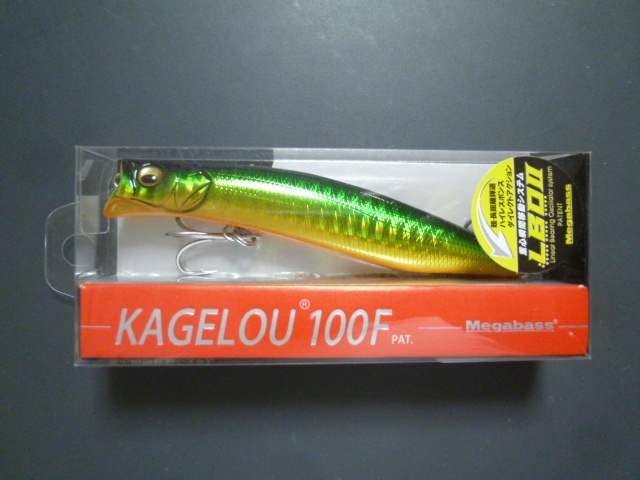 KD-2)★メガバス カゲロウ 100F★GG GOLD LIME