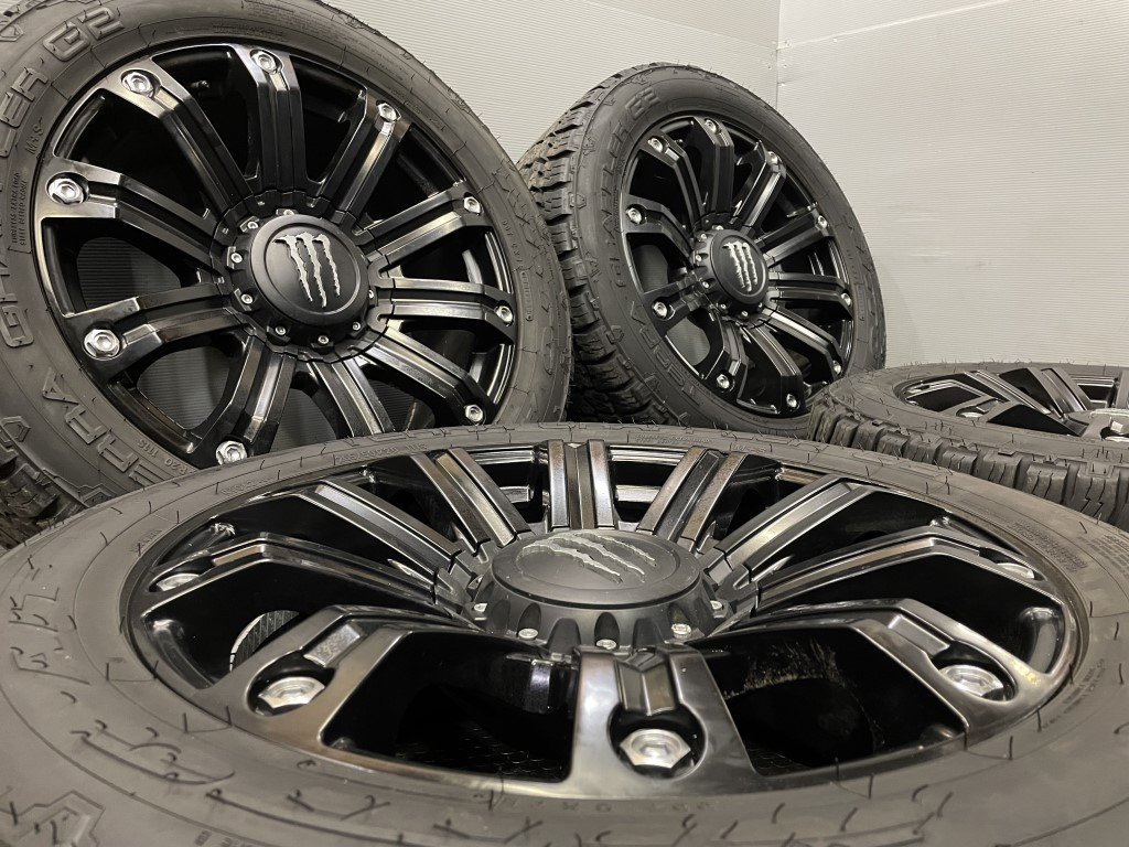 NITTO A/T 265/50R20 TIS Wheels 534B モンスターエナジーエディション 20インチ9J6HPCD135/139 ...