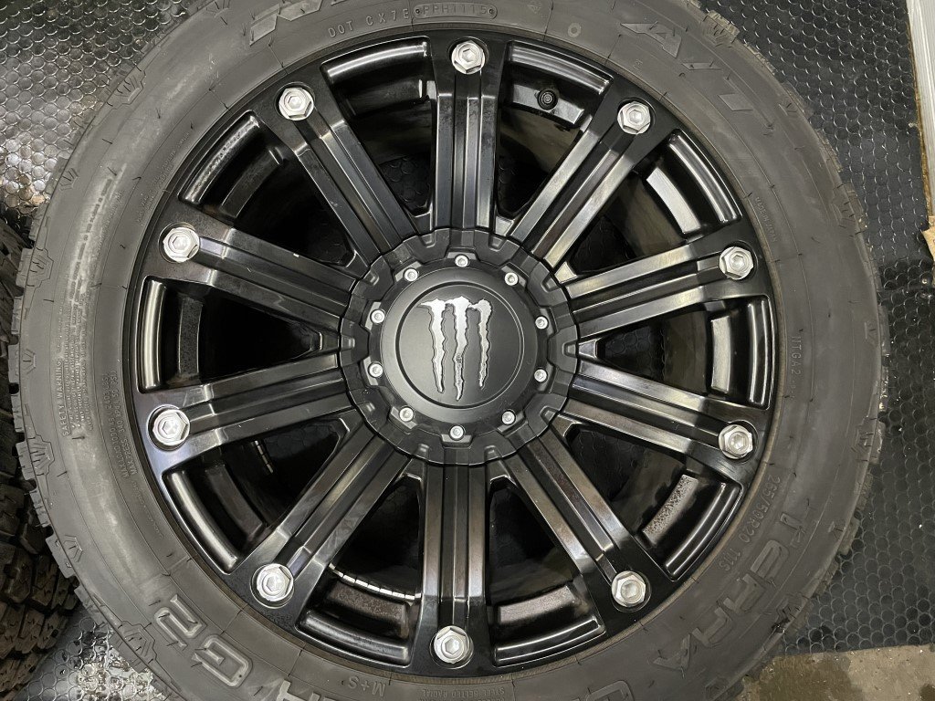 NITTO A/T 265/50R20】【TIS Wheels 534B モンスターエナジー 