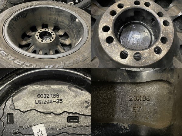 【NITTO A/T 265/50R20】【TIS Wheels 534B モンスターエナジーエディション 20インチ9J6HPCD135/139.7+18】プラド ハイラックス (VTY497)クレジットカード QRコード決済可能 NITTO A/T 265/50R20】【TIS Wheels 534B モンスターエナジー