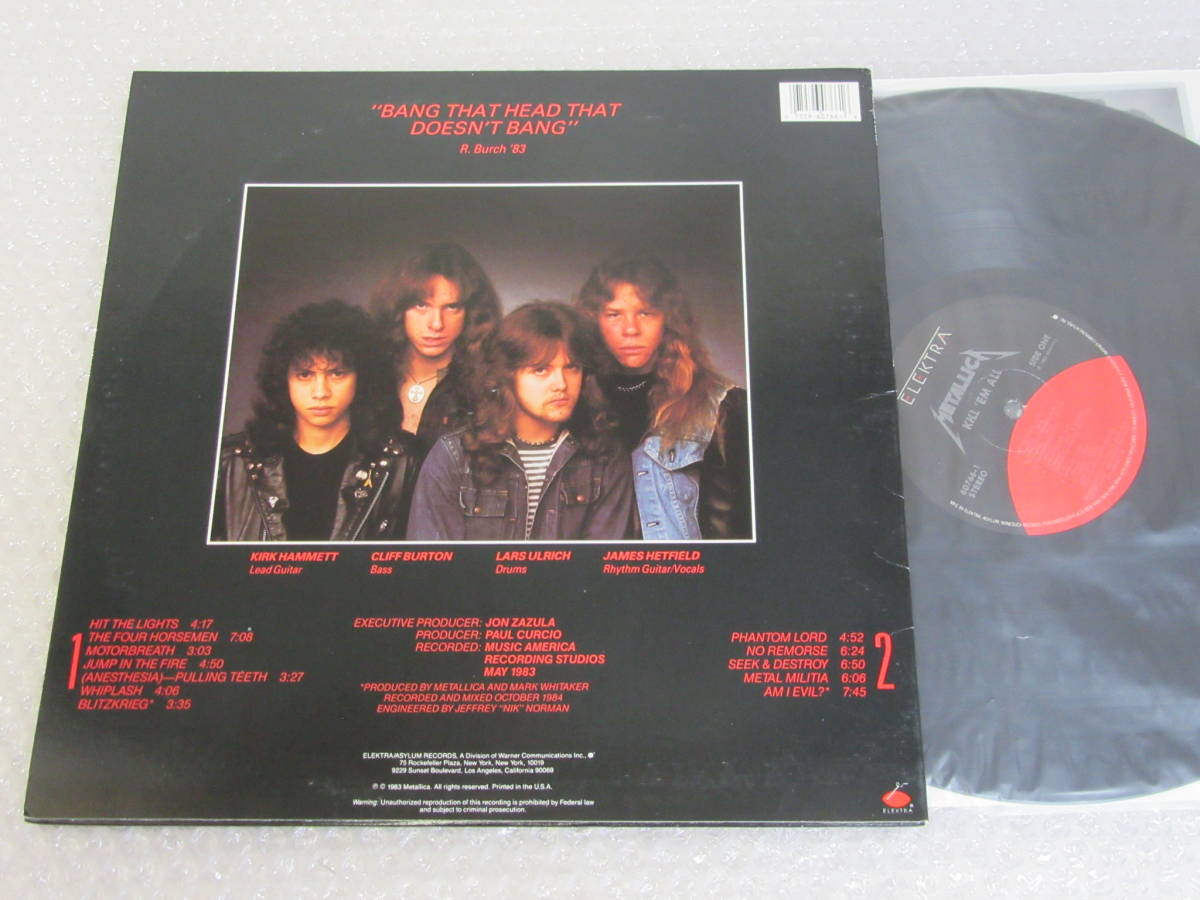 LP○METALLICA[KILL'EM ALL]米US盤/メタリカ METALLICA | LP - 'Em 'EM