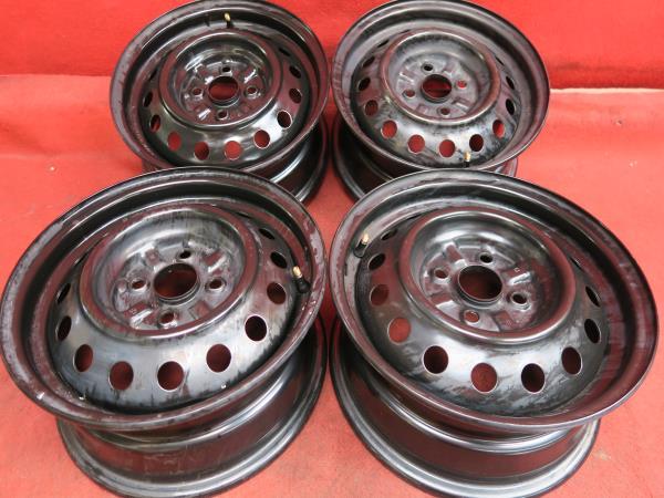 H360】スチール ホイール 4本 純正 14x5.5J 4穴 PCD100 オフセット：約