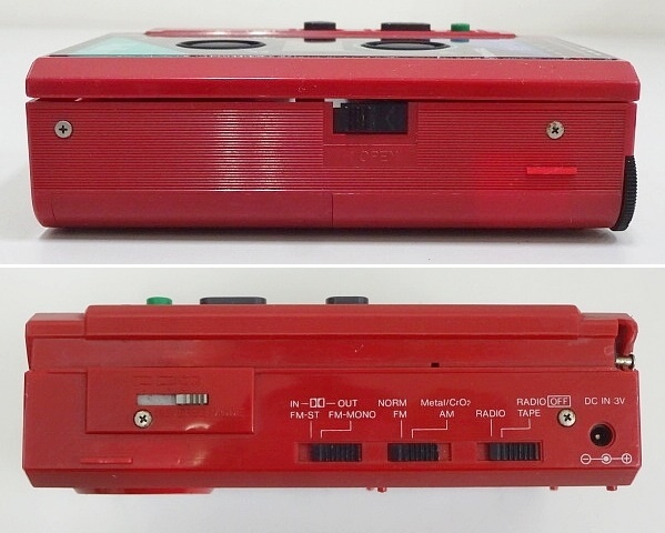 東芝 TOSHIBAウォーキー Walky RT-KS1 ポータブルカセットプレーヤー