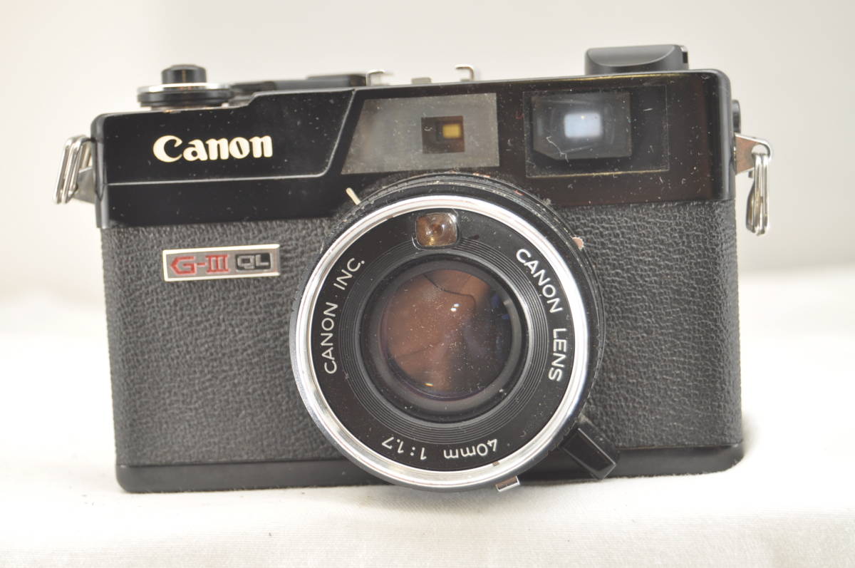 QL17 Canonet G-III Canon - ジャンク 公式通販 キャノン GIII Camera