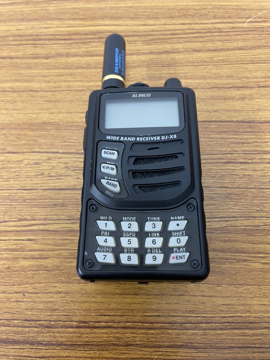 a& ALINCO アルインコ ワイドバンドレシーバー 型式DJ-X8 通電動作