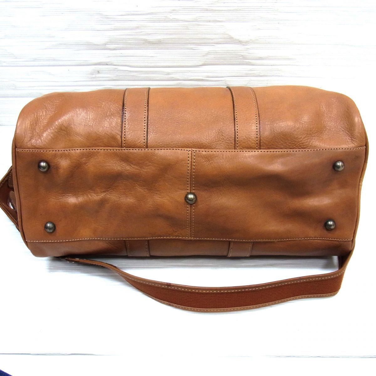 ◇AUCREY マルエム レザーボストンバッグ ショルダーバッグ 本革 