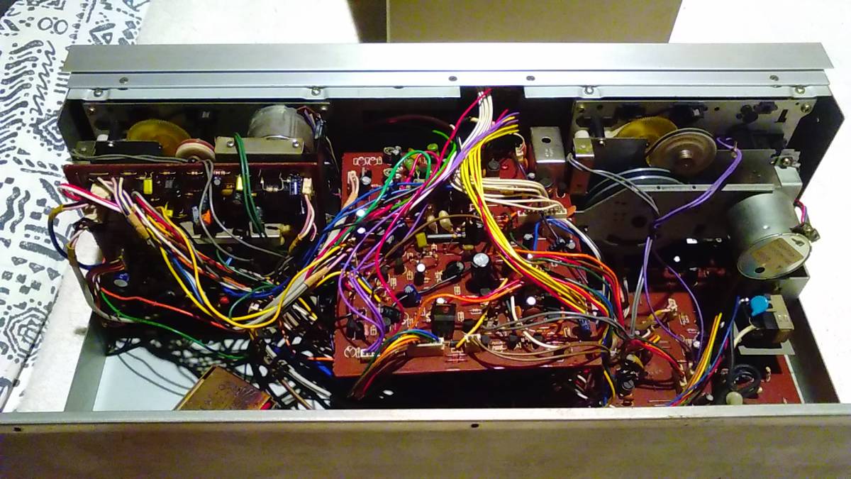 AIWA AD-K100 8トラック/ダブルカセットデッキ 8トラ録音機能付 再生