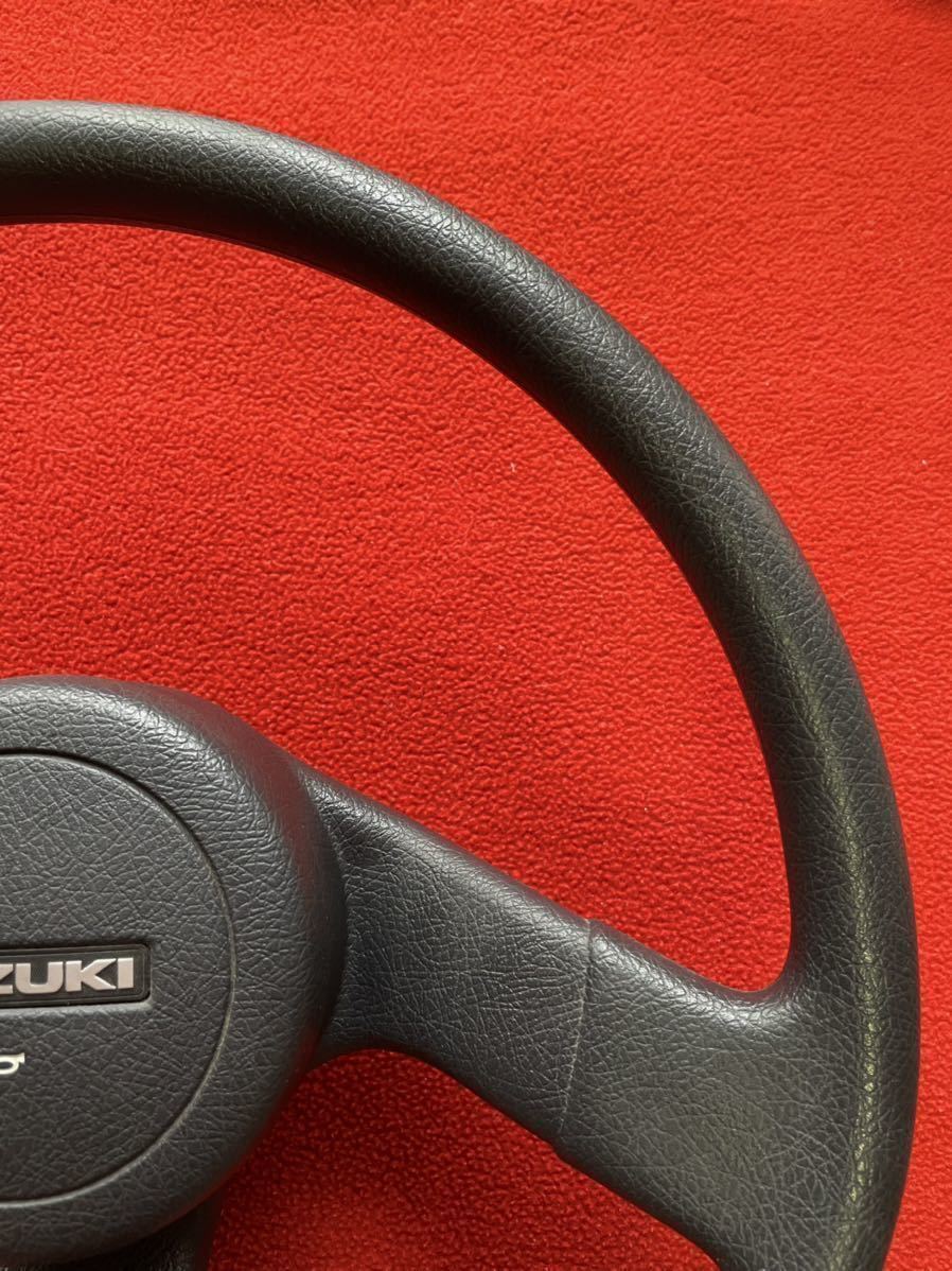 新車外し】 ☆希少☆ 美品 SUZUKI ジムニー 純正 ステアリング 新車外し】 ☆希少☆ 美品 SUZUKI ジムニー 純正 ステアリング